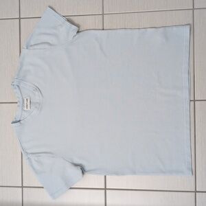 3/$25 Vestige Solid SS Tee Light Blue